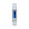 LCD Display Din Rail Single Phase Bi-directional MID Energy Meter with SO Output