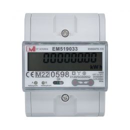 MID Approved Three Phase DIN Rail RS485 Bi-directional Energy Meter for PV Solar Solution