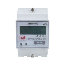 STS GPRS-4G Prepayment DIN Rail SIM Card Energy Meter with Built-in Latching Relay