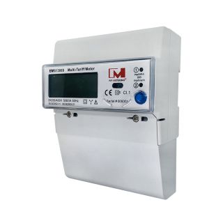 3 Phase DIN Rail Multi-Tariff RS485 Energy Meter with Relay